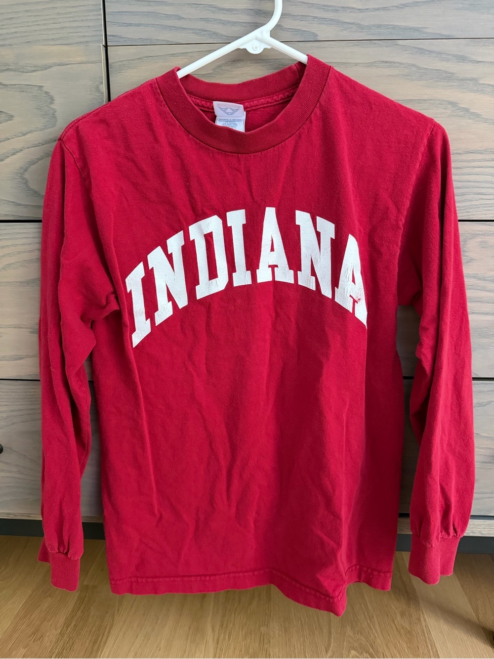 Vintage Indiana Women’s Long Sleeve Shirt - Red
